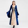 2019 European Retro Court Long Dress – Luxury Halloween Queen Costume Role Play Princess Outfit