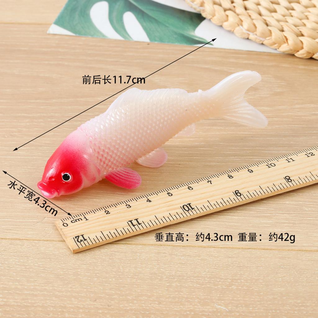 Realistic Koi Fish Aquarium Ornament Fish Tank Decoration Model for Water Flow Scene Landscape Educational Teaching Tool