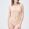 2nd Skin Seamless Silk Rib Camisole Bra Panty Set Dgwsu2100+dgwsu2101