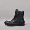 Ro Designer Lace-up Zip Men Ankle Boots High Top Quality Black Women Sneakers Leather Luxury Street Roman Flat Platform Shoes