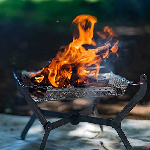 MONORAL Stainless Steel Mesh Firebed, Bonfire Mesh II, MT-0019