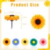 Colorful Resin Daisy Sunflower Thumbtacks for Cork Boards