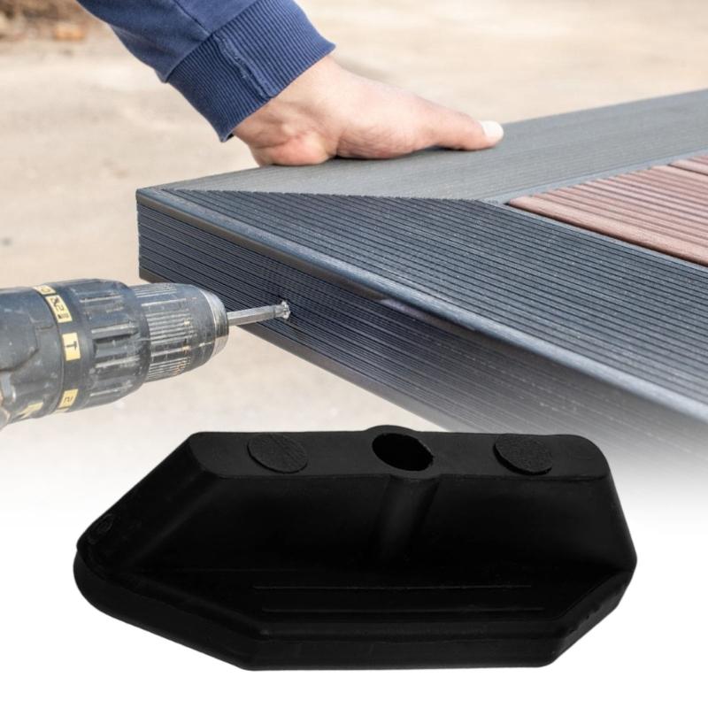 Durability Plastic Deck Clip Corrosions Resistant Decking Brackets For Composite Flooring Hide Fastener Installation