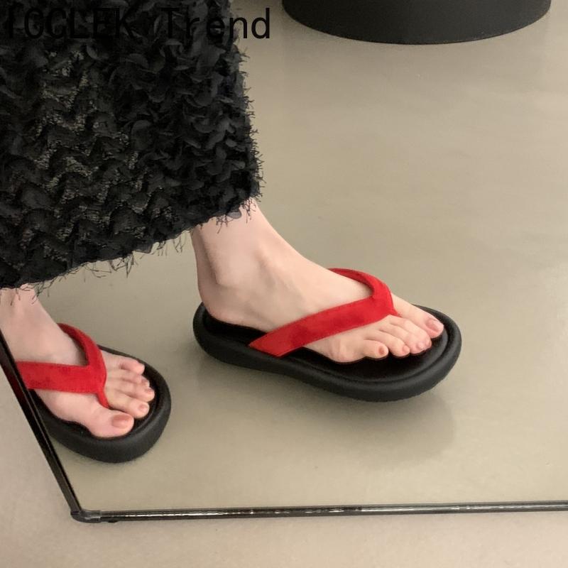 Fashion New Summer Beach Flip Flop Women Slippers Fashion Clip Toe Ladies Casual Soft Sole Dress Slide