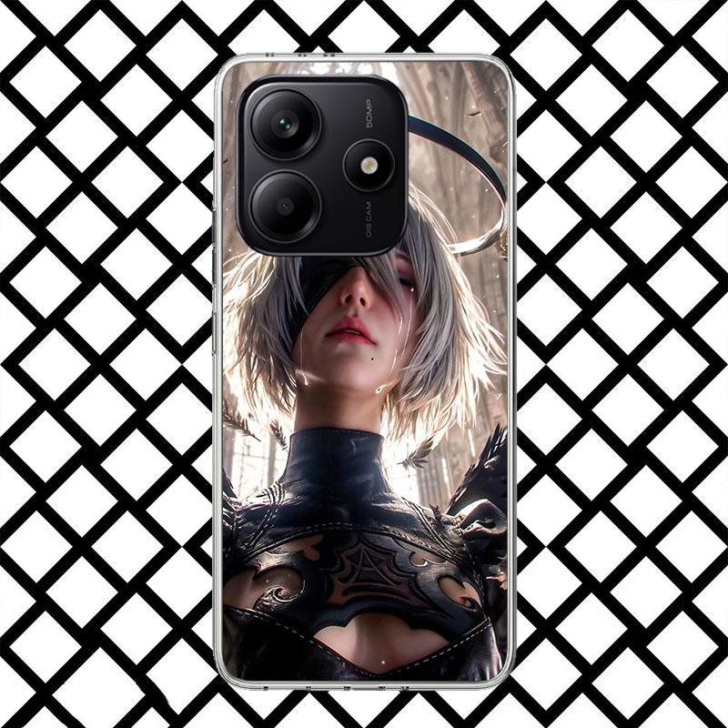 YoRHa No. 2 Type B Phone Case for Xiaomi Redmi Note 15 14 14S 13 12 12S 11 Pro Plus 11E 11T 11S 10S 5G Soft Cover Fundas Redmi N