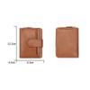 Fashion Zipper Short Wallet Waterproof Integrated Coin Purse High-end Stationery Bag Card Storage