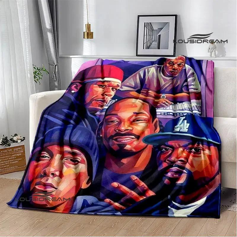 2PAC Hip -hop Singer Fashion Printed Blanket Warm Bed Blanket Soft and Comfortable Blanket Home Travel Blanket Birthday Gift