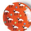 Kutani Ware Iwataya Shaun the Sheep Small Plate In the Style of Mokumei Painting "Kutani Ware" SS-03