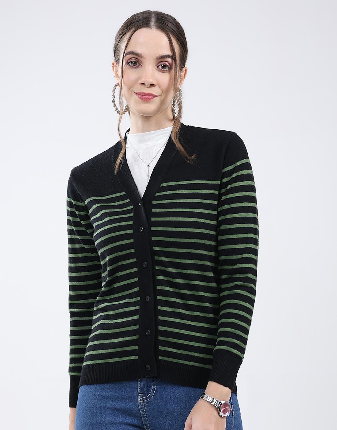 

Monte Carlo Women s V Neck Full Sleeve Cardigan XL чёрный