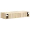 Wall Mounted Side Table Sonoma Oak 87.5 X 34.5 X 17 Cm