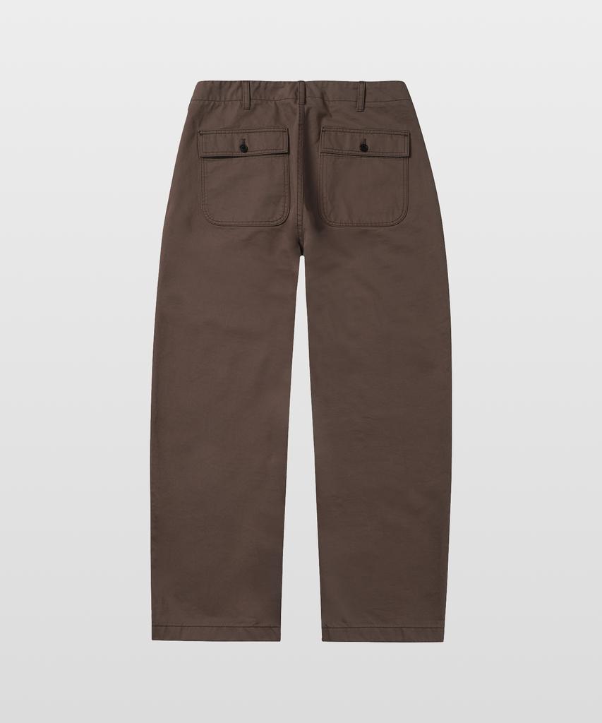 MANNERGRAM 1950 Classic Roadside Fatigue Pants Cinnamon Brown
