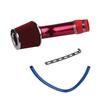 ADPOW 76mm Car Air Intake Pipe, Aluminum Compact Cold Air Intake Hose, Air Cleaner Replacement Accessory, 3-inch, for Turbocharged Vehicles