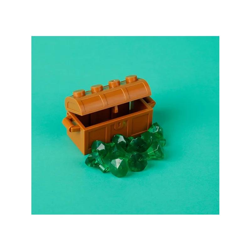 MOC Blocchi da Costruzione Accessori Minerale d'Oro Prezioso Argento Diamante Scorta Mappa del Tesoro Pirata Monete Modello Giocattolo Mini Mattoncini Bancomat Regali Giocattolo K046