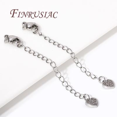 18K Gold Plated Connectors For Jewelry,Extension Extender Tail Chains with Lobster Clasps For Jewelry,DIY Bracelets Accessories