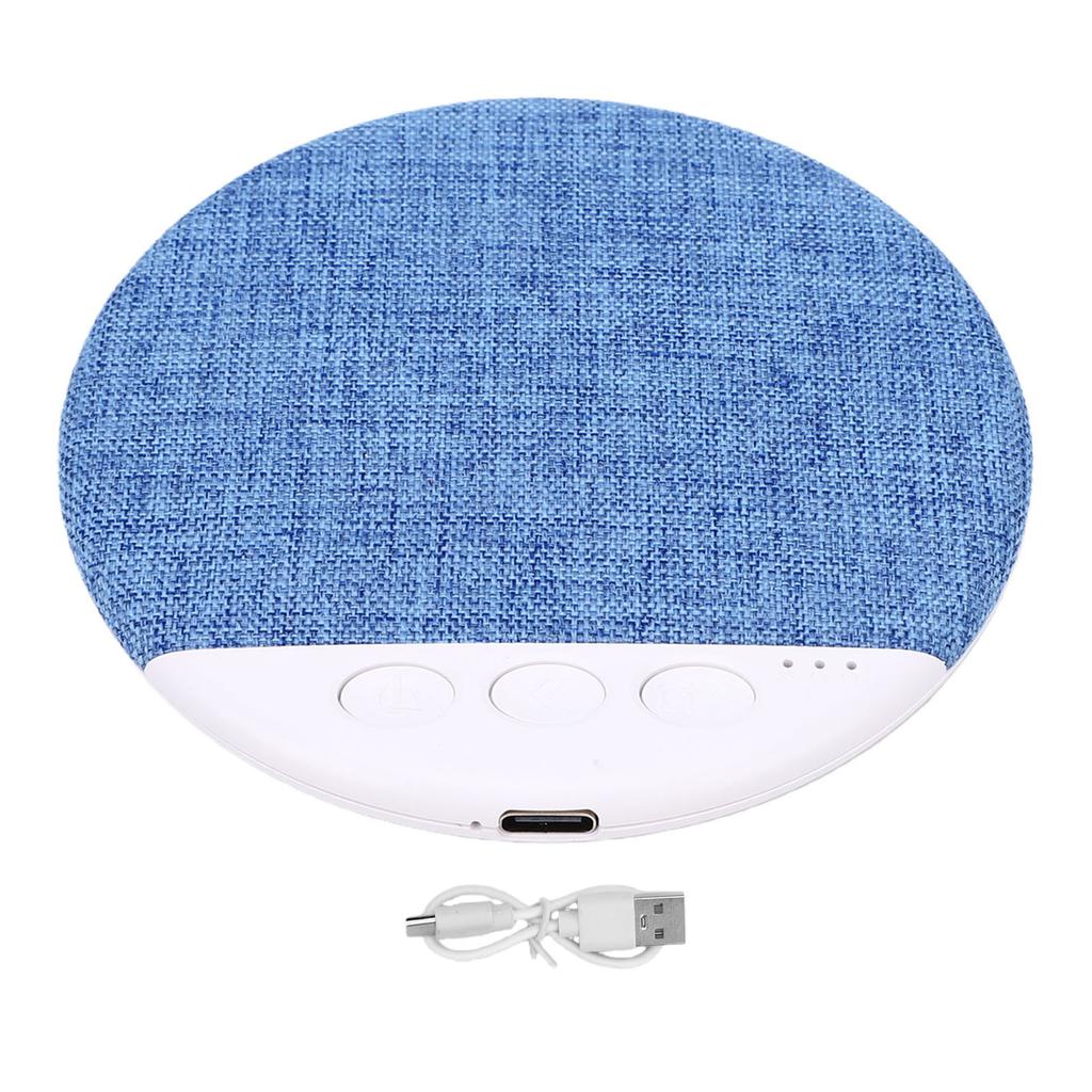 Pillow Speaker Bluetooth 5.4 Ultra Thin Flat White Noise Pillow Speaker Type C Fast Charging 20 48H Playtime Blue