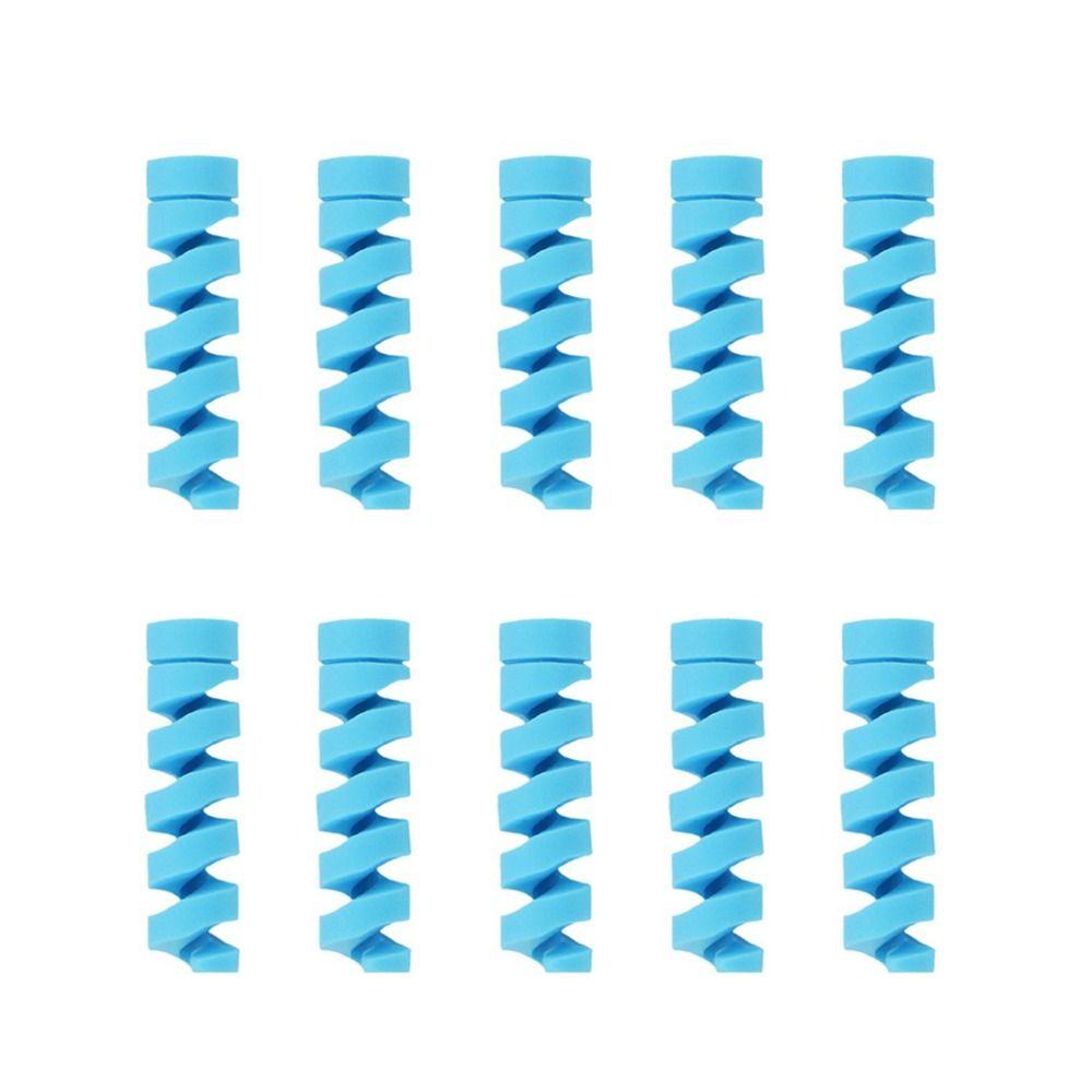 TPR Spiral Cable Winder Anti Break USB Cable Protector Charge Cable Sleeve For Earphone Wire
