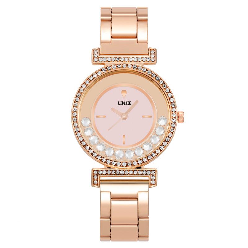 Fashion Flow Diamond Diamond Women's Watch Women's Watch Steel Belt Quartz Watch