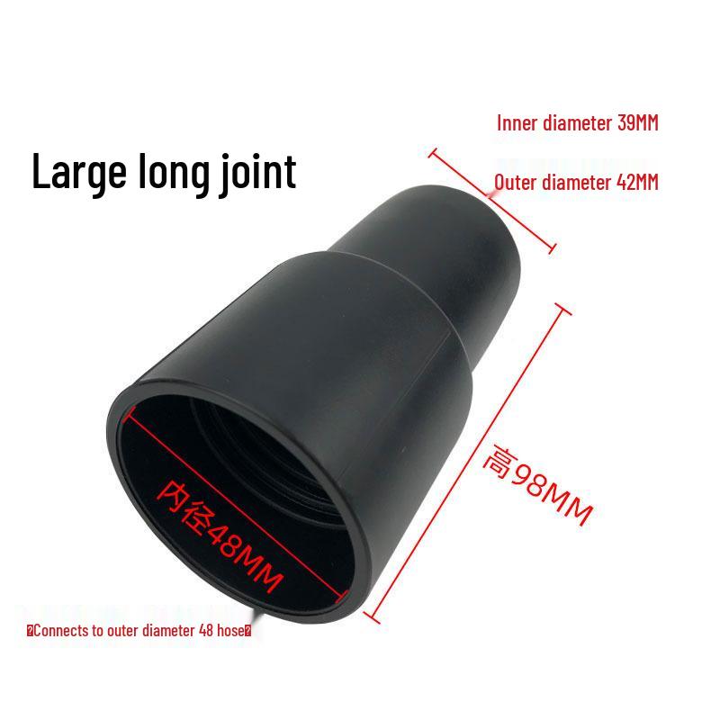 Connecteur de Tuyau d'Aspiration Industriel Jieba Chaobao - Adaptateur de Tuyau Noir à Filetage Intérieur