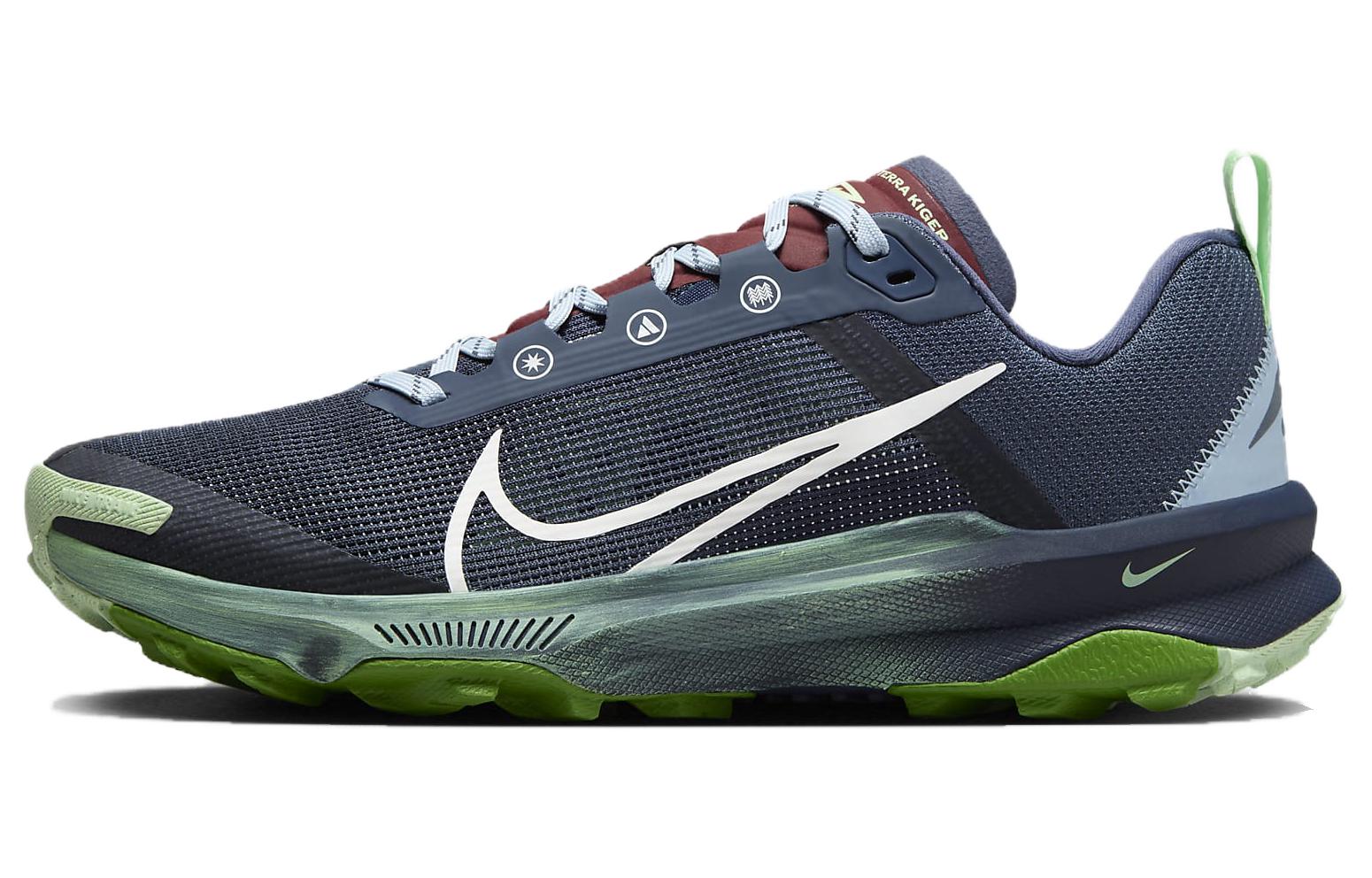 

Nike React Terra Kiger 9 Thunder Blue Vapor Green Light Armory Blue Summit White Women s DR2694-403 39