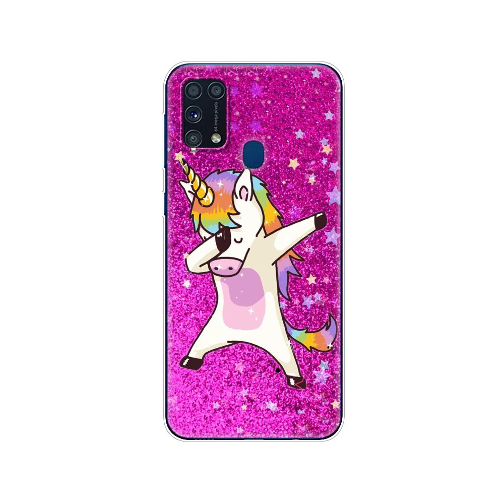 Pentru Samsung M31 Husa 6.4" Husa din silicon moale Tpu pentru Samsung Galaxy M31 M 31 SM-M315FZBVSER m315 Funda pentru bara din spate a telefonului