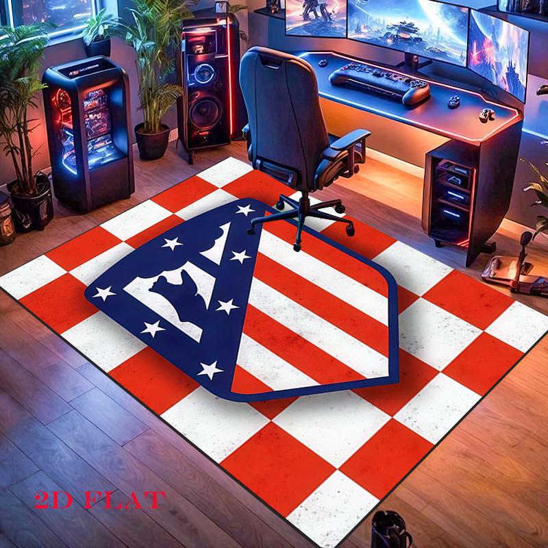 Atleti Carpet Rug for Living Room Bedroom Home Sofa Decoration,Kids Play Nonslip Floor Mat
