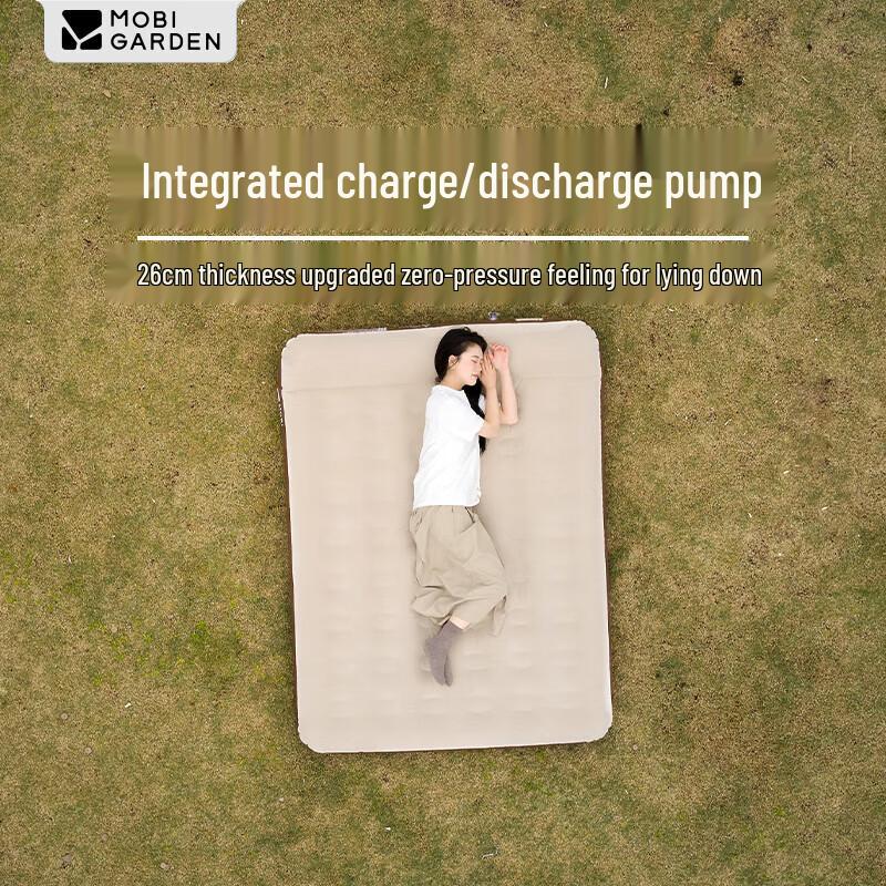 MOBIGARDEN NX24663001 Self-Inflating Double Air Mattress