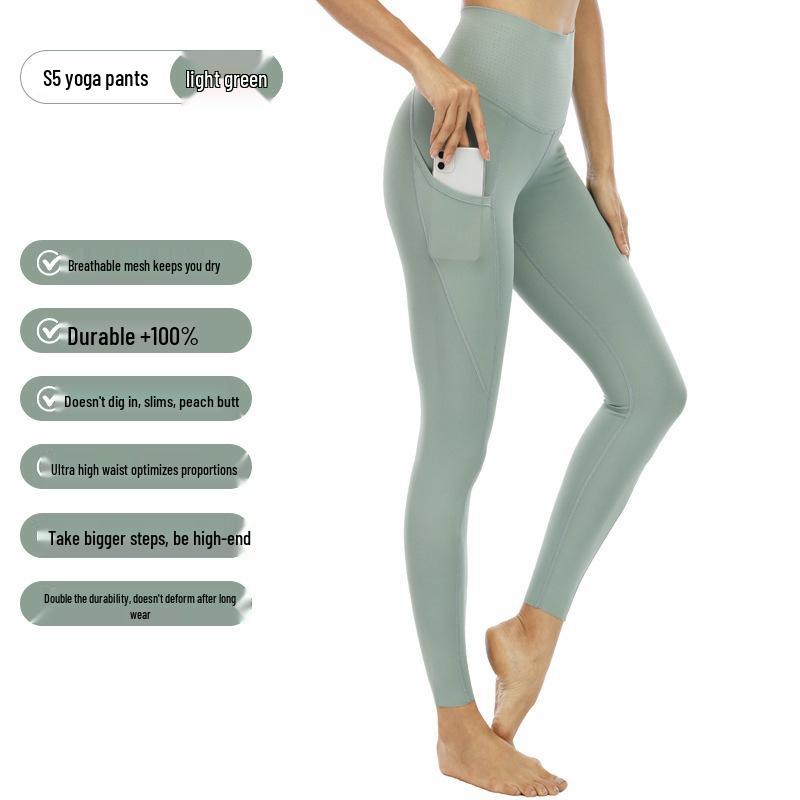 

Plus Size Women s High Waist Peach Booty Yoga Pants - Hip Lift Sports & Fitness Leggings XLarge світло-зелений колір