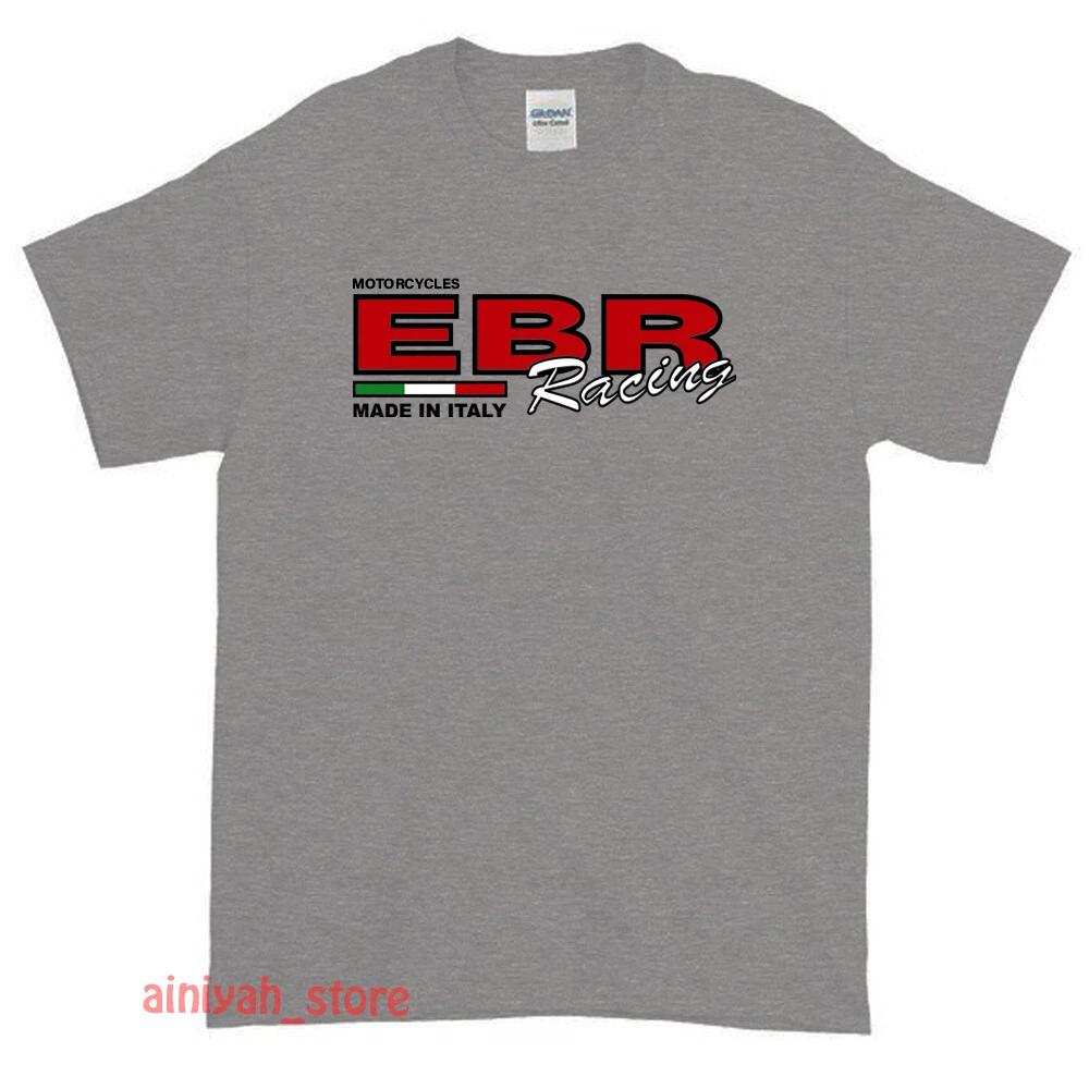 New EBR MOTORCYCLES RACING Logo Men s Funny T shirt USA Size S-XXL S