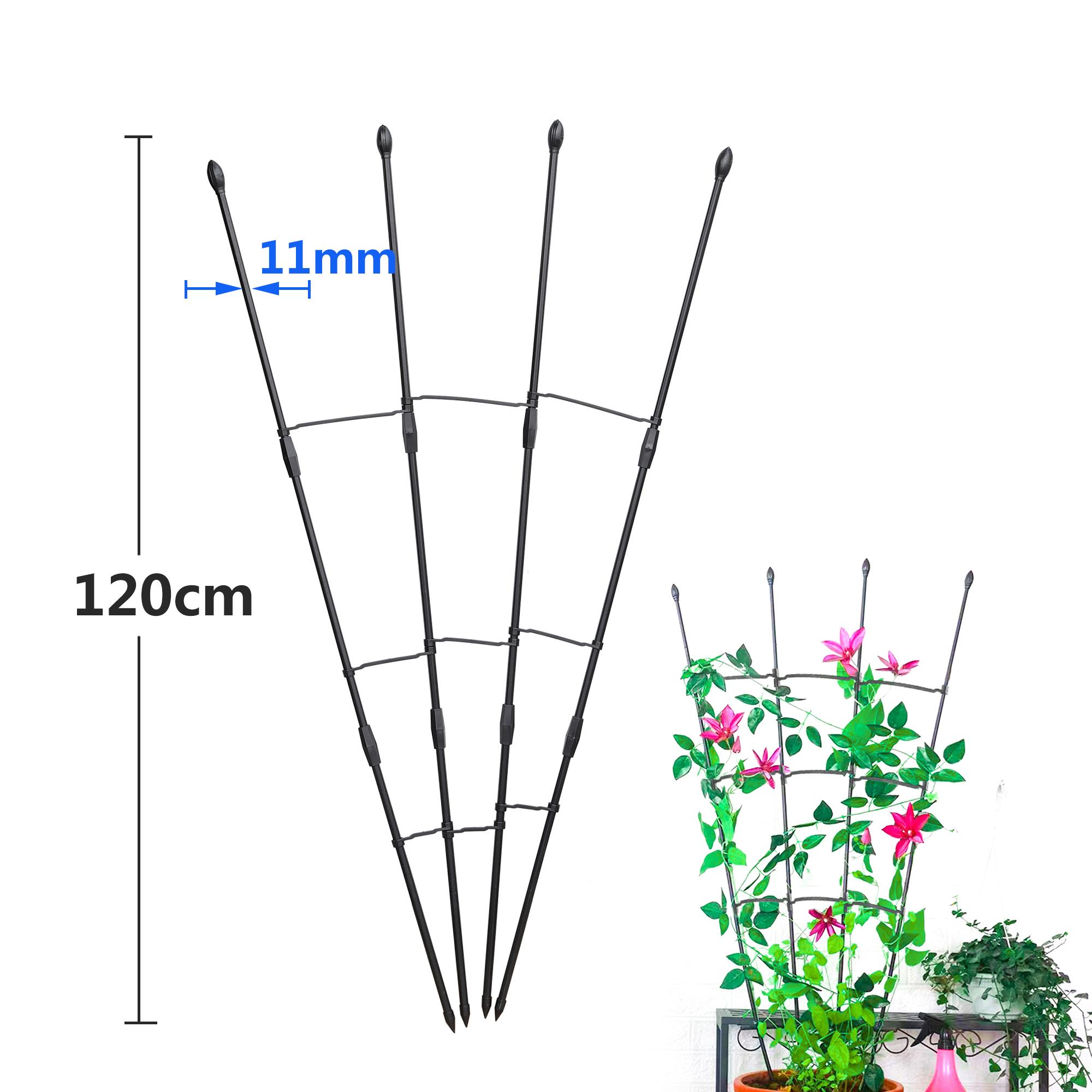 

120 см Решетка для растений Не ржавеющая Поддержка для выращивания растений Металлическая сетка Поддержка для лазающих растений в горшках Рамка Инструмент для поддержки садовых растений своими руками