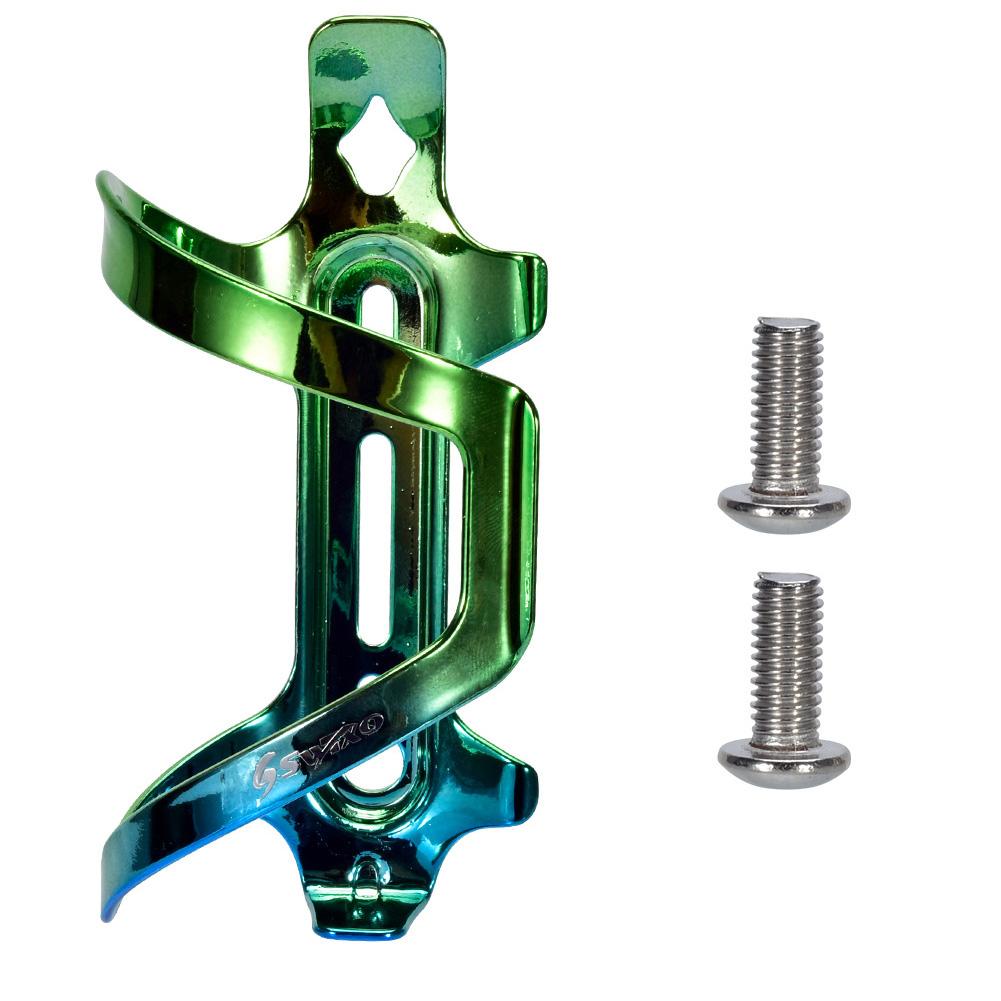 Colorful MTB Mountain Bike Road Bicycle Water Bottle Cage Aluminum Alloy High Strength Rainbow Water Holder Cycling Accessories