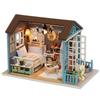 Zhiquwu DIY Forest Blue Time House with Dust Cover - Upgraded Version