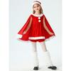 Christmas Children's Clothing Children's Clothing Girls Santa Clothes Shawl Cape Cape Girls Dress