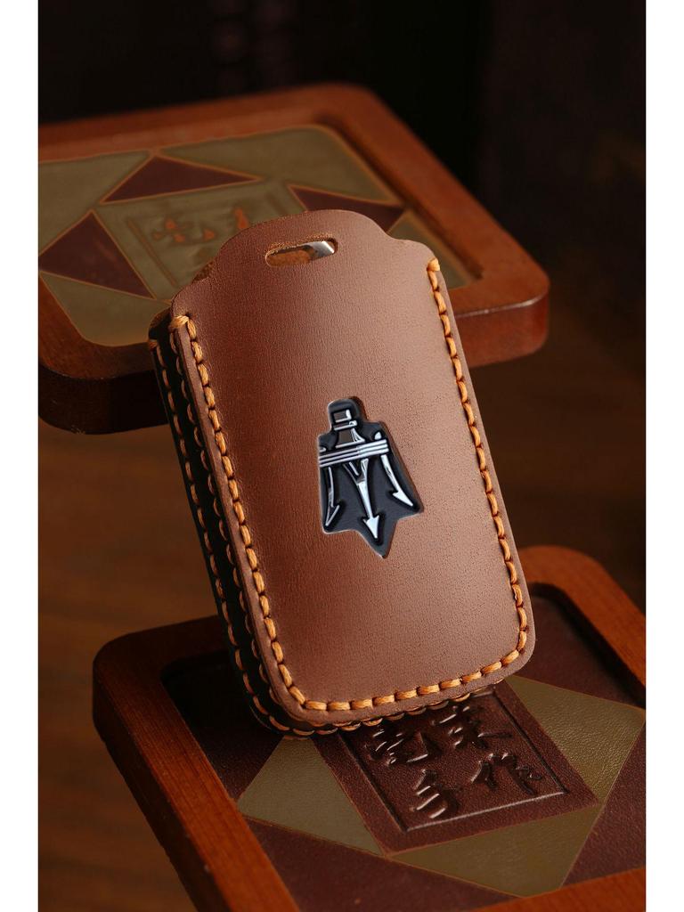 Maserati Key Cover for Greg President Ghibli MC20 - Car Key Bag, Buckle, and Pendant