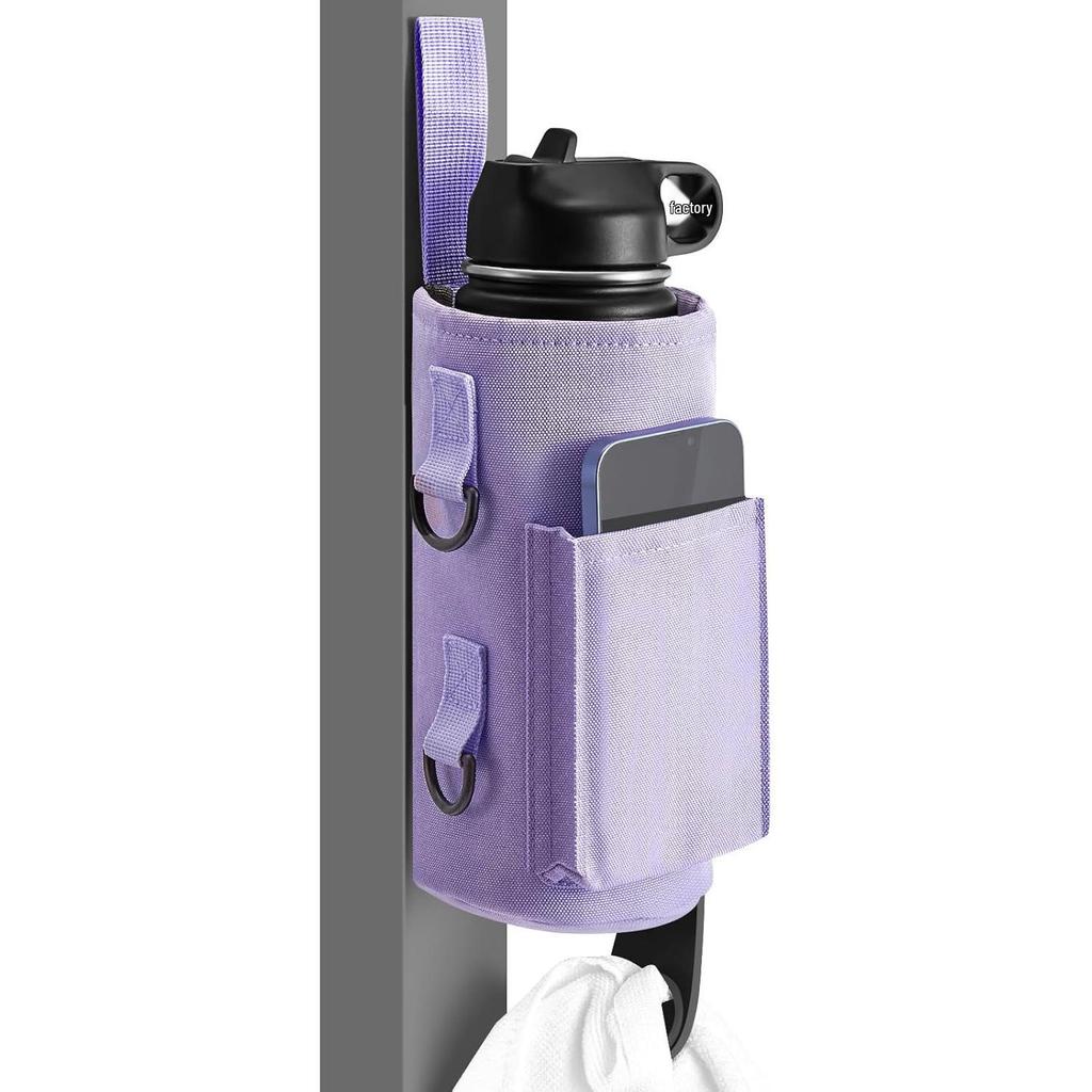 Magnetic Sports Crossbody Bag with Water Bottle and Phone Pouch