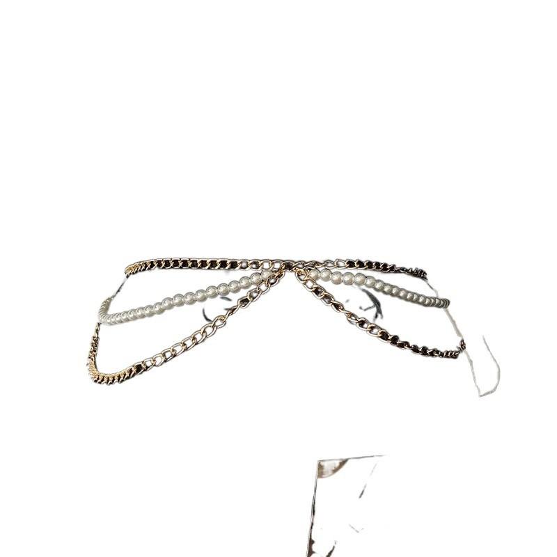 Pearl Fashionable Retro Waist Chain For Women Great For Summer Dresses And Attire Stylish