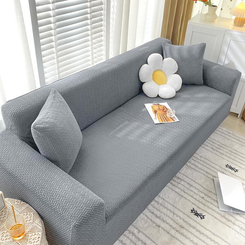 All-Inclusive Elastic Universal Sofa Cover Sofa Cushion Sofa Cover Cloth Sofa Towel Double Three-Seat Combination Sofa