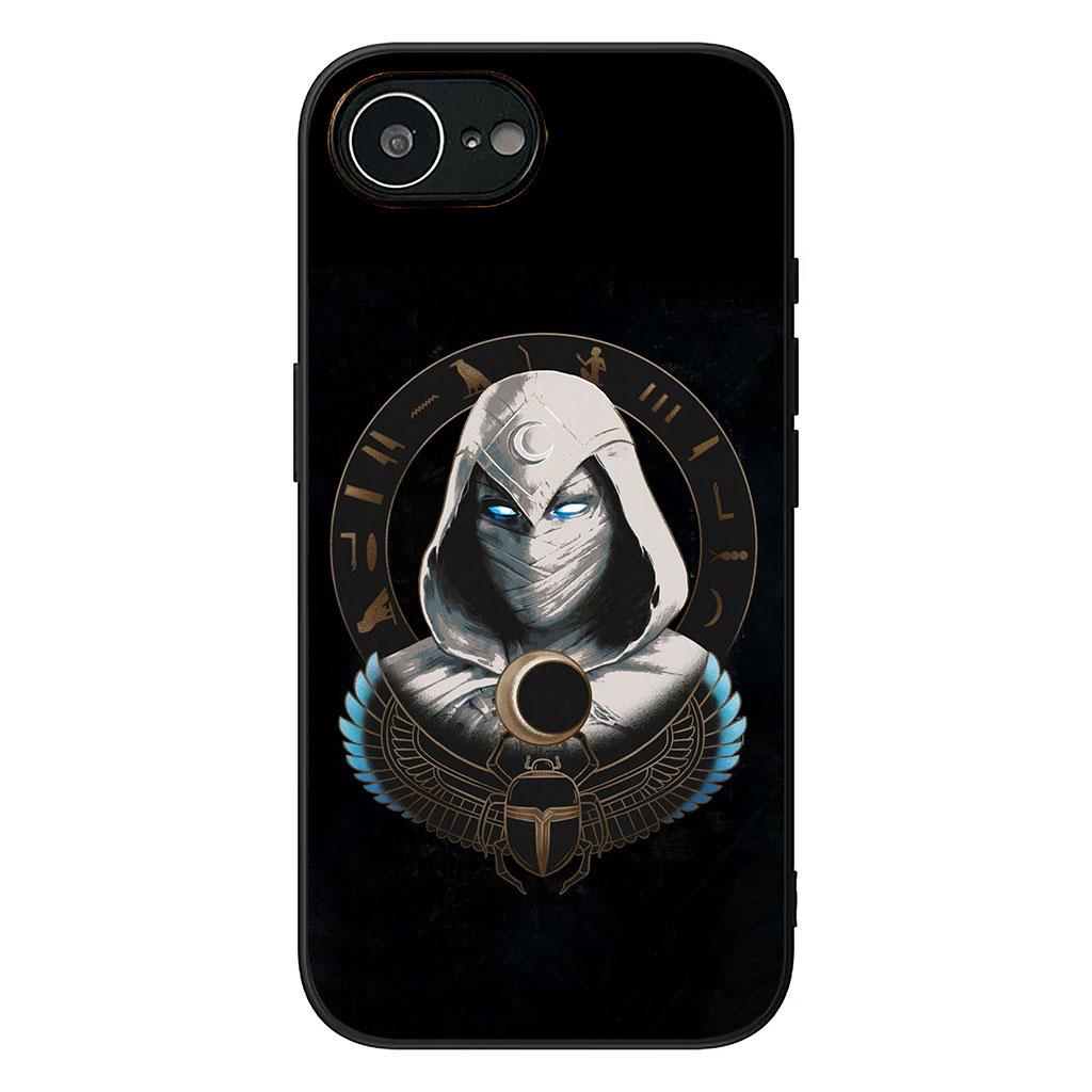 Marc Spector Marvel Moon Knight Casing Phone Cover for Apple iPhone 16 15 14 11 Pro Max 7 8 Plus SE2 SE3 SE 2022 2020 Case