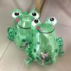 Frog Inflatable Toy Easy Storage Eye-Catching Shine Lightweight Fine Workmanship Entertainment PVC Glitter Sequins Flash Frog Ballon Beach Toy