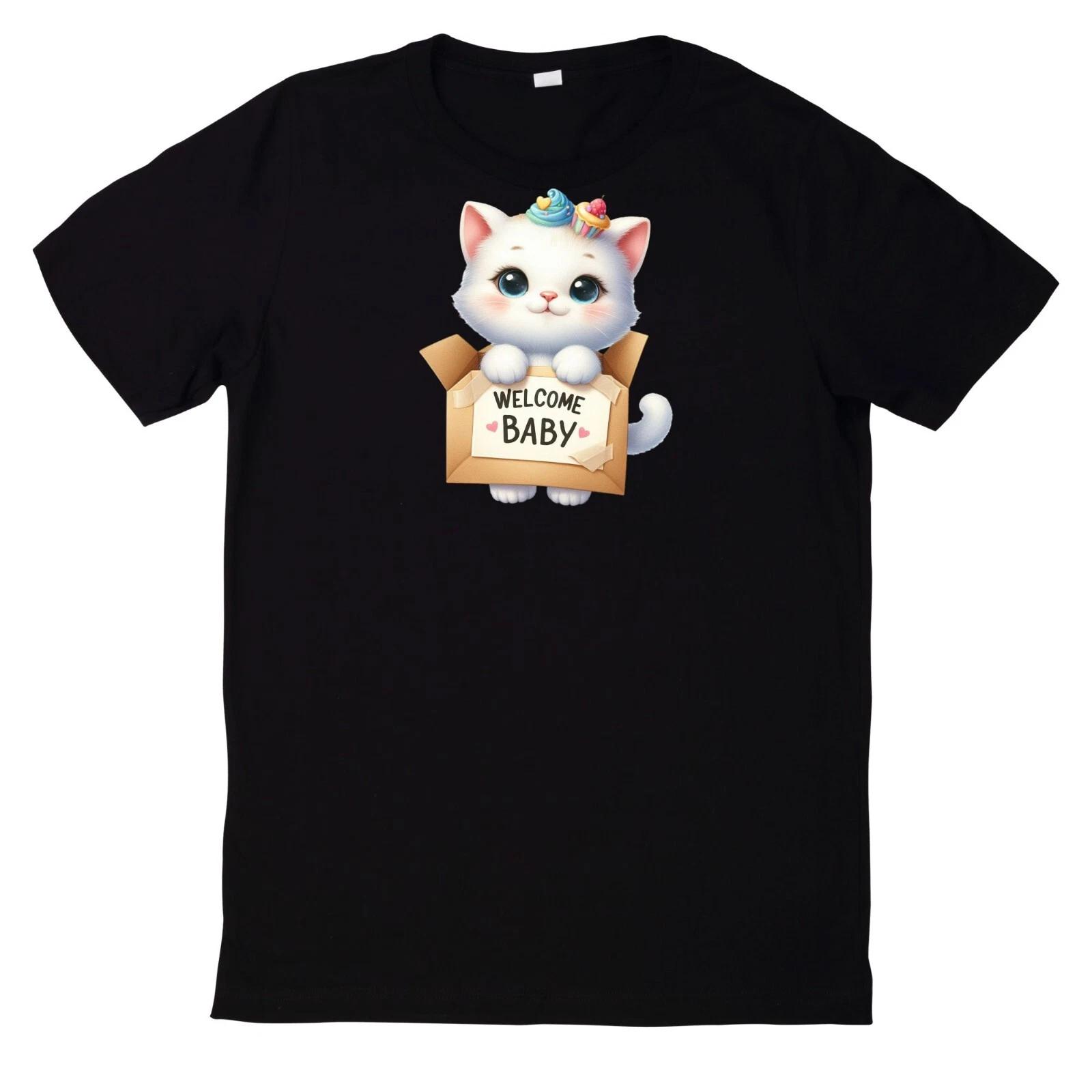 T-Shirt Willkommen Baby Lustiges Motiv Babyparty Baumwolle XXL