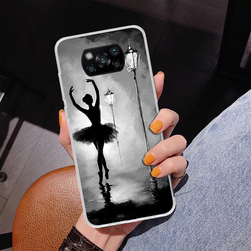 Ballerina Ballet Dancing Phone Case For Xiaomi Poco X7 X6 X5 Pro F7 Ultra Redmi 15C 15 13C 13 12C 12 10 10A 10C 9 9A 9C 9T Cover