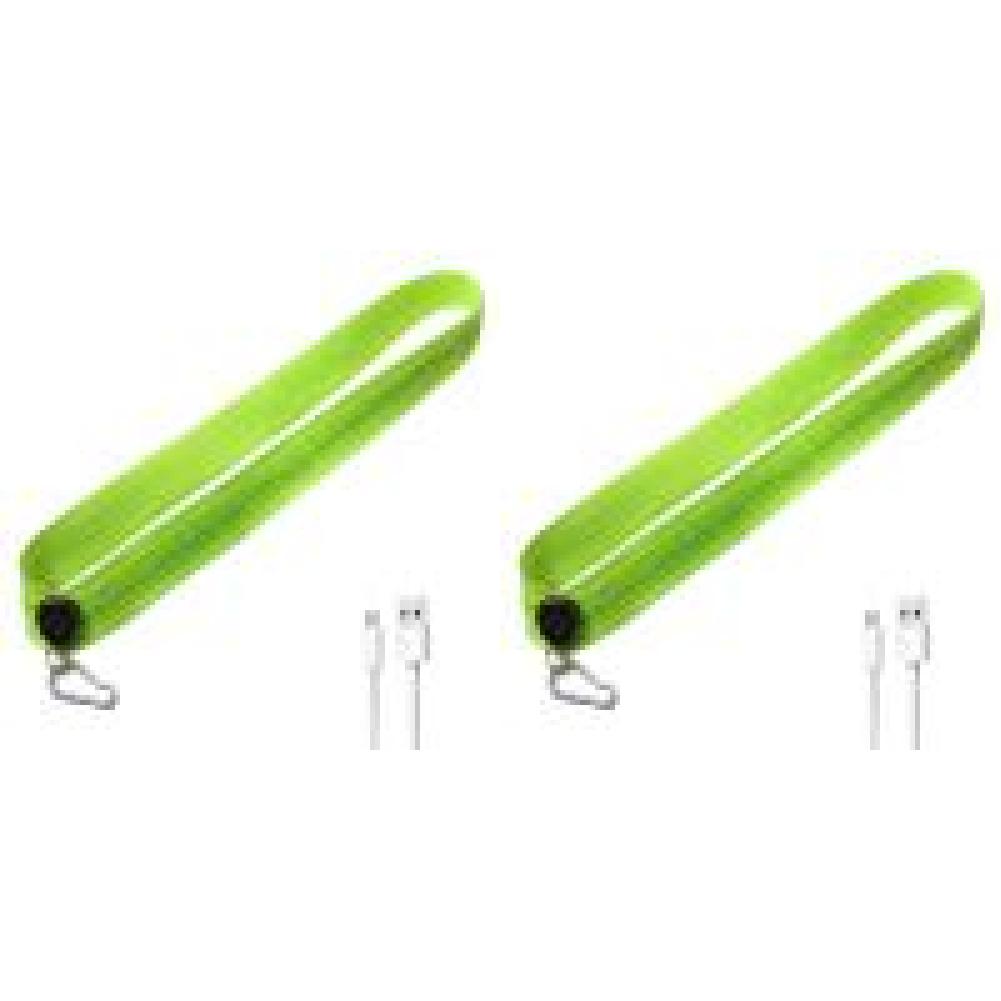 Reflective Running Belt Illuminated Shoulder Straps LED Rechargeable Shoulder Straps  for Night Jogging Running Safety Gear