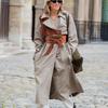 Woman Wide PU Leather Belt Obi Belt Self Tie Cinch Belt Wrap Around Bowknot Waistband Bright for Dress