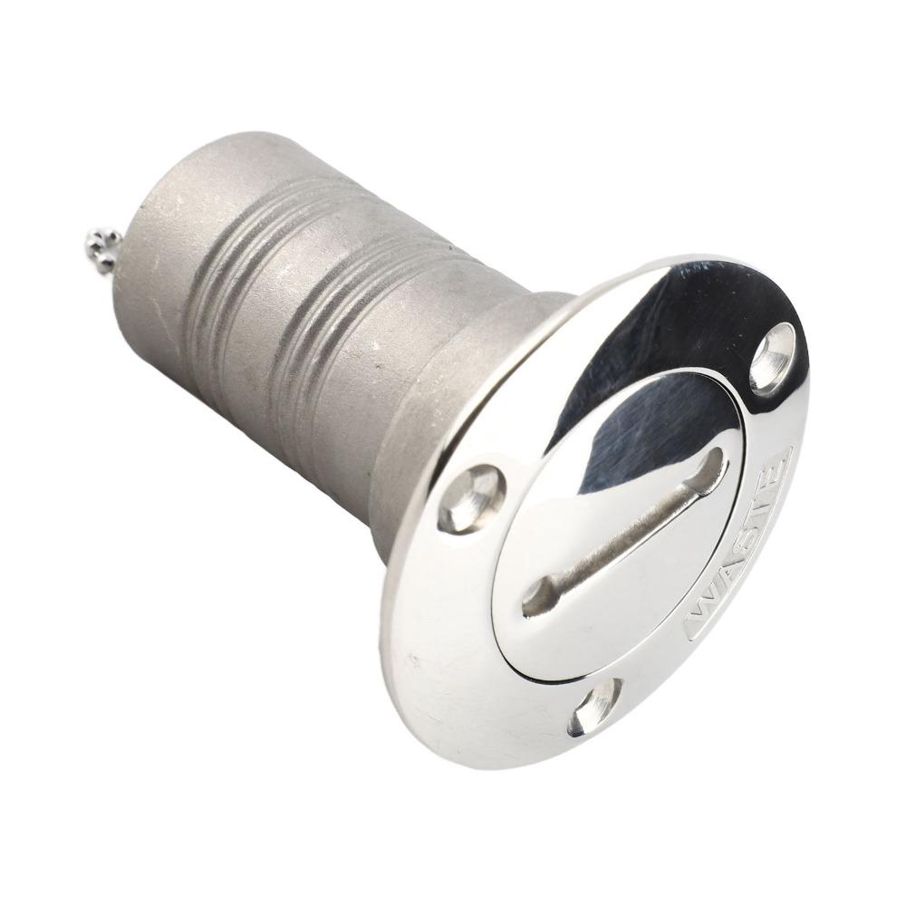 316 Stainless Steel Fuel Tank Filler Lockable Deck Filler Marine Deck Fill  Deck Installation