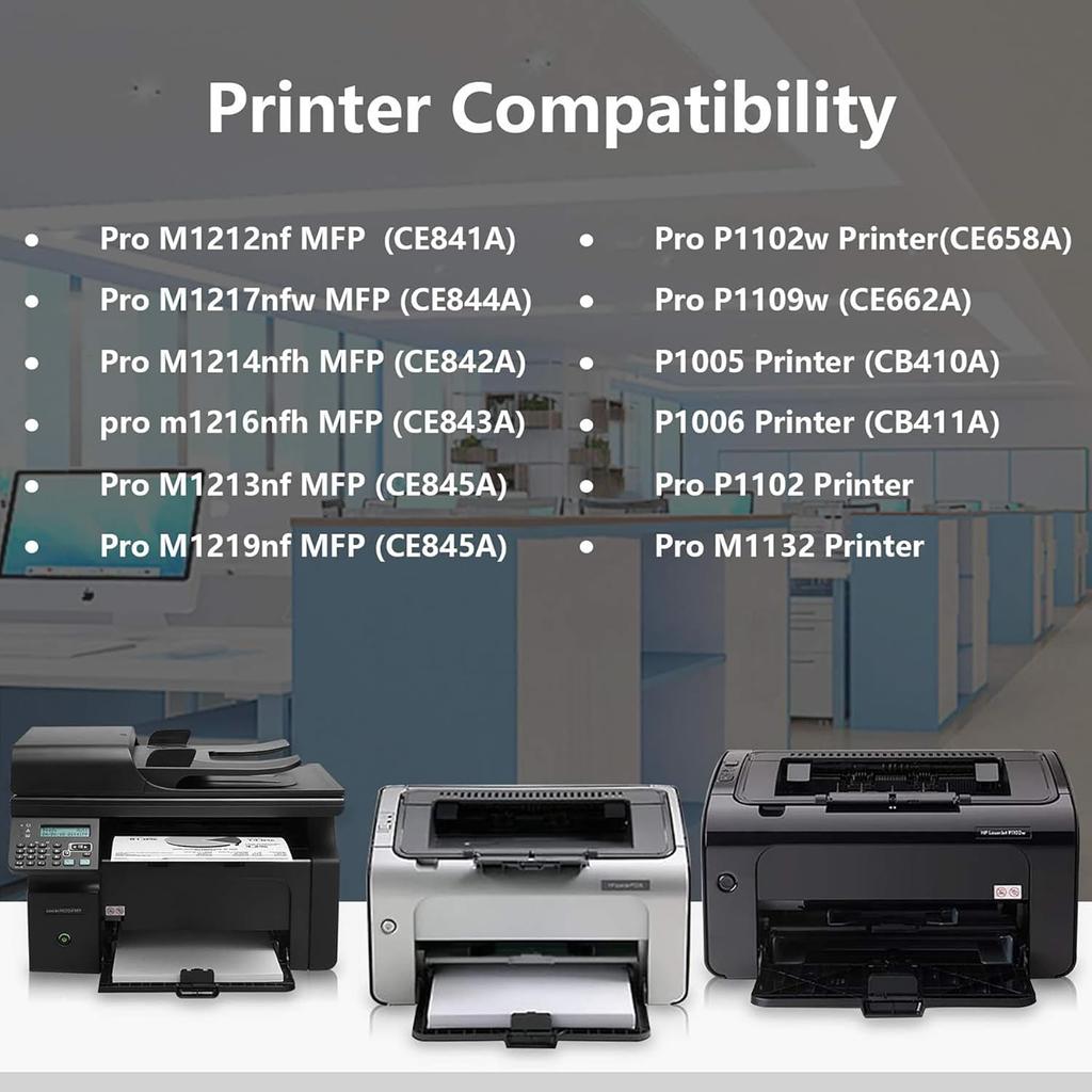 85A | CE285A Toner Cartridge Replacement for HP Laserjet Pro M1212nf MFP M1217nfw MFP M1214nfh MFP M1216nfh MFP M1213nf MFP M1219nf MFP P1102w P1102