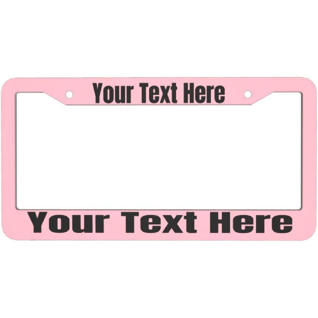License Plate Frame Personalized License Plate Frame for Cars License Plate Frames Customized Design License Plate Holder Customize Funny Car