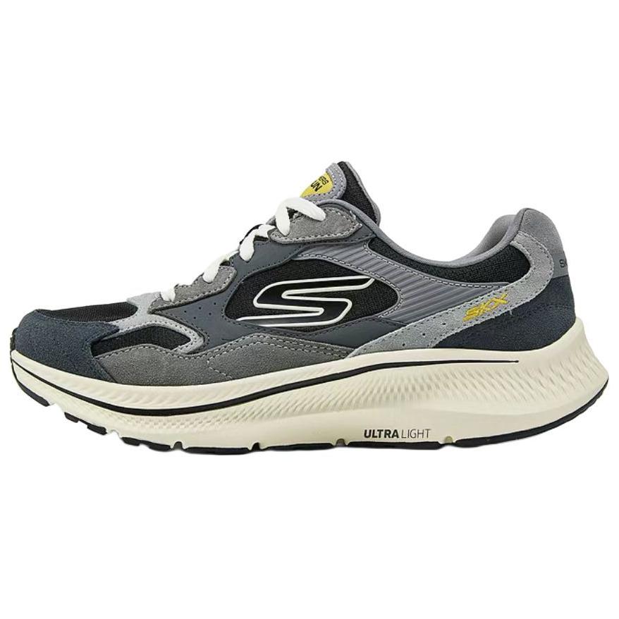 Skechers Go Run Consistent 2.0 Comfortable Soft Durable Low Top Running Shoes Men sneaker Gray Black 220872-CCBK