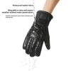 Men'S Winter Glove Thickened Fleece Lined Touchscreen Waterproof Windproof Cold Resistant Motorcycle Riding Outdoor Skiing Glove