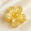 Hair Claw Flower Shape Back Head Shower Clip Lightweight Medium Size Shark Hair Claw Versatile Hair Accessory