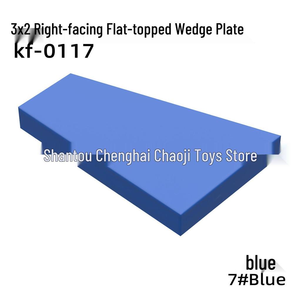 3x2 Right Wedge Smooth Panel M540 - Building Blocks MOC Development Accessory