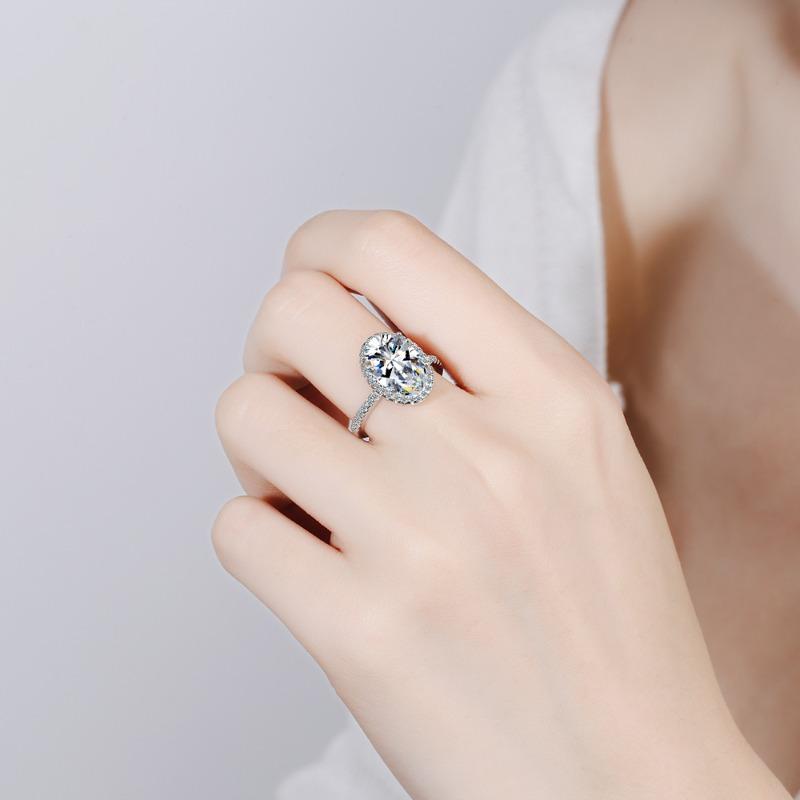 Copper Ring 5A Zircon For Women Cassic Wedding Jewelry Engagement Bands Fine Fashion Gift Party High Quality